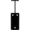 Ekena Millwork Bradford Steel Bracket, Powder Coated Black 2"W x 7"D x 7"H BKTM02X07X07BRPBL - alternate 3